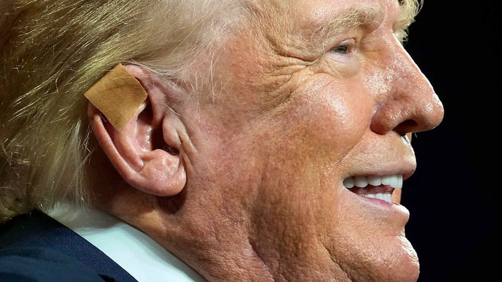 Der republikanische Präsidentschaftskandidat und ehemalige US-Präsident Donald Trump. Foto: Alex Brandon/AP/dpa