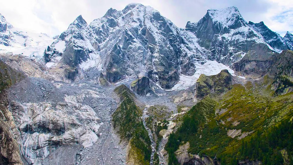 Eight people lost their lives in the devastating landslide on Piz Cengalo above Bondo. (archive image)