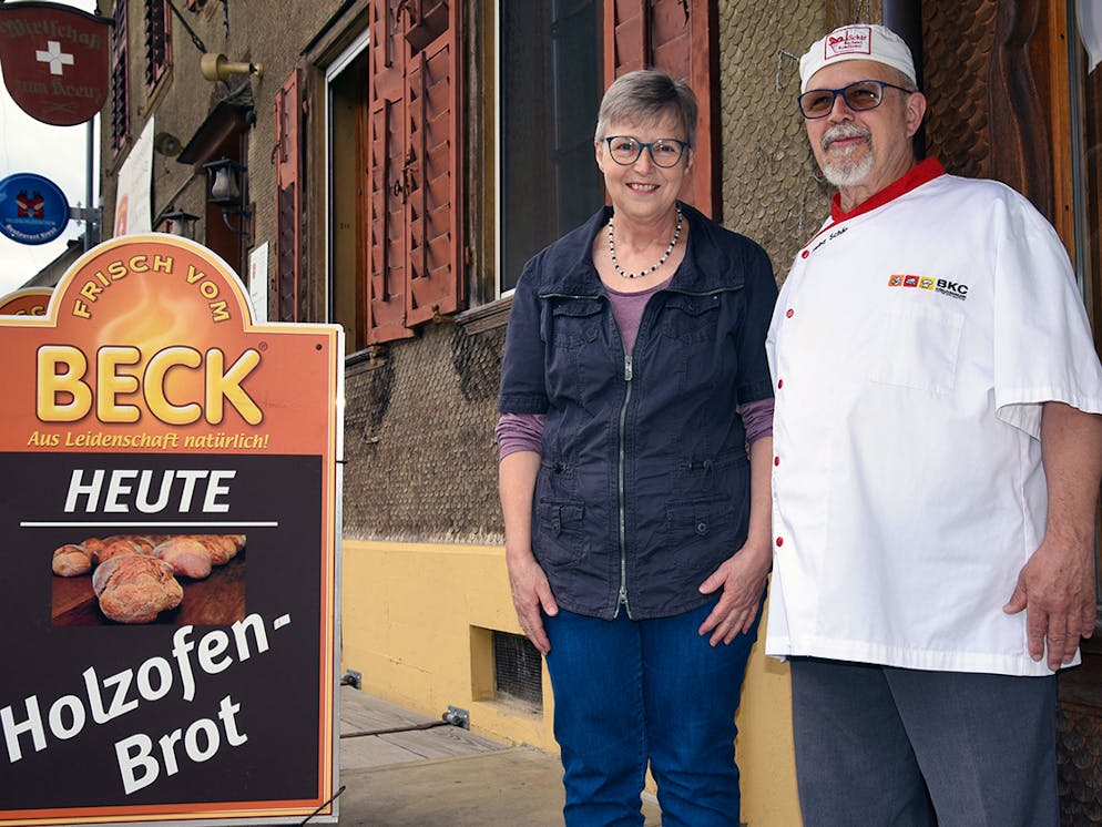 Ursula und Heinz Schär schliessen ihre Bäckerei.