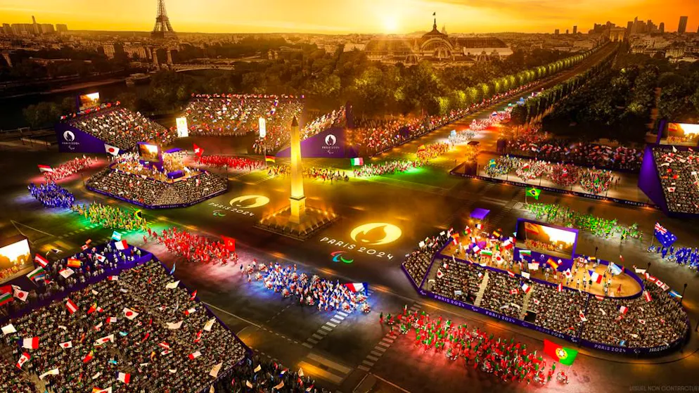 No stadium necessary. How the opening ceremony for the Olympics works