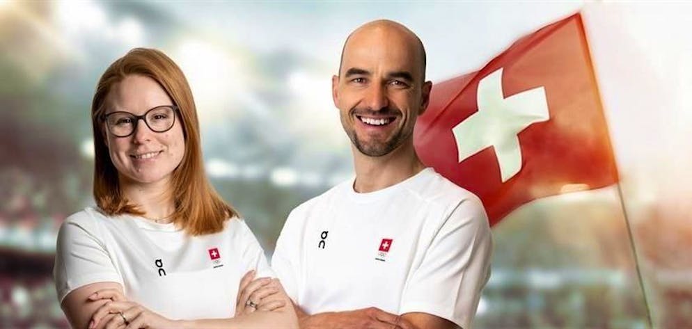 Portabandiera Christen e Schurter