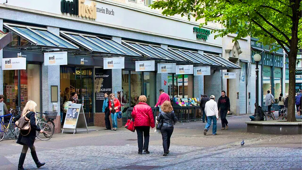 The Orell Füssli retail group expanded its branch network in the first half of the year. However, book retailing has recently been somewhat depressed. (archive picture)