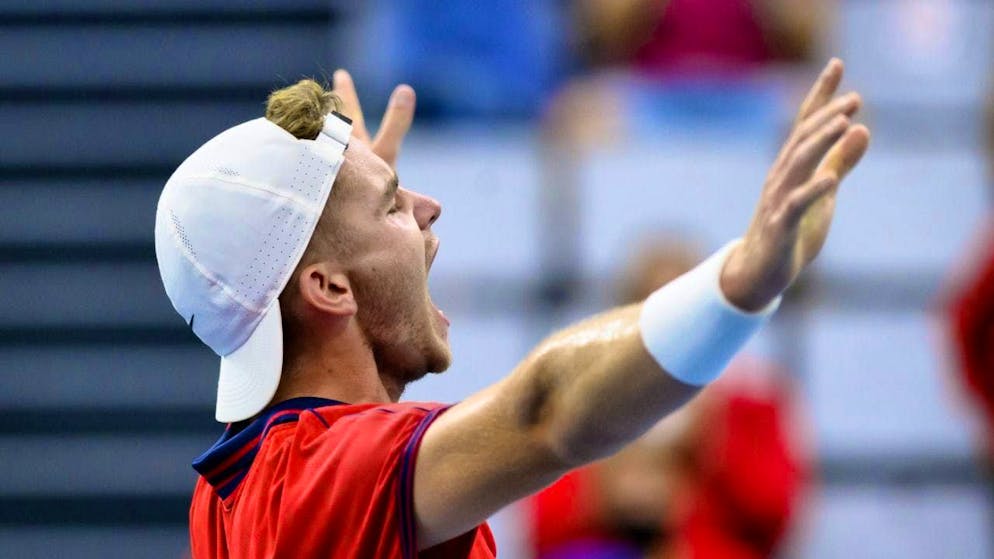 Four wins for Jerome Kym so far at the ATP Challenger tournament in Zug