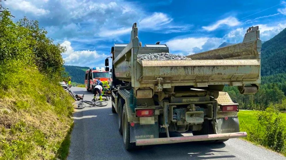 The e-bike rider suffered moderate injuries.