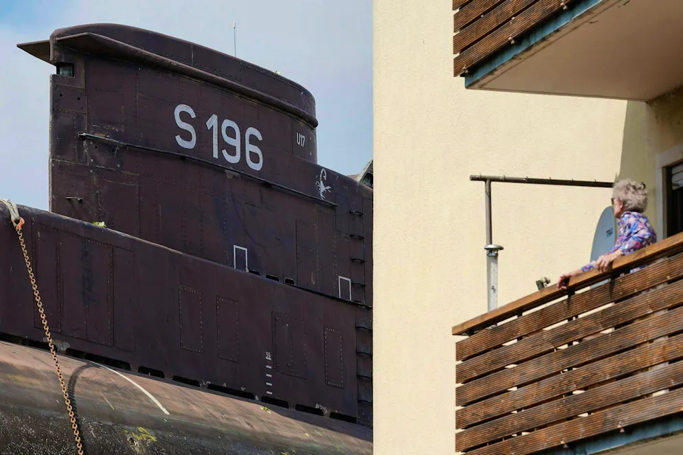 Submarine on shore leave - U17 finds berth in museum - Gallery. Project manager Einkörn: "It came down to a few centimeters." (Archive photo)