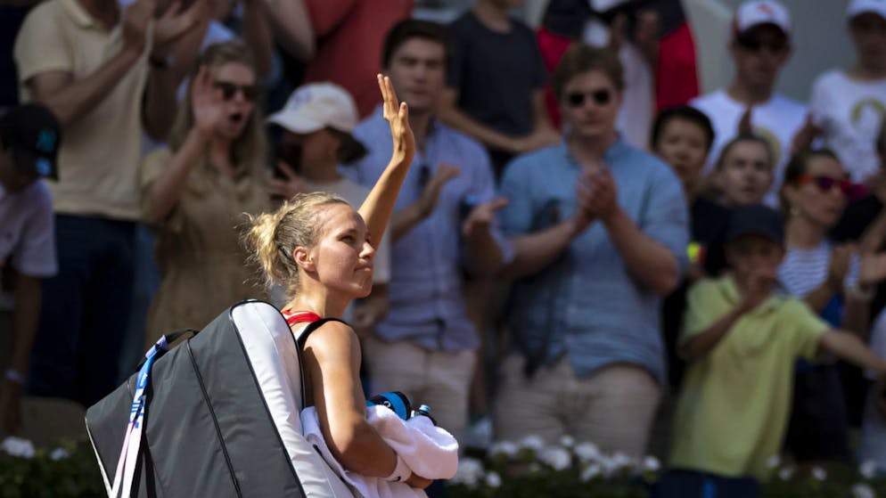 Viktorija Golubic muss sich nach der Niederlage gegen Jessica Pegula bereits wieder aus Paris verabschieden.