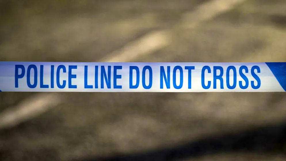 ARCHIVE - A British police cordon pictured near a suspected crime scene. Photo: Peter Byrne/Press Association/dpa