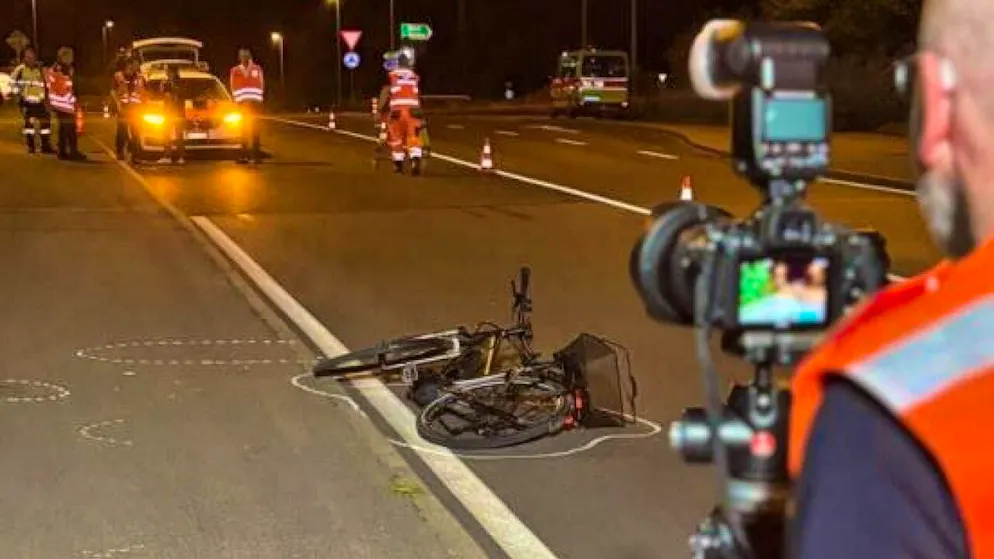 It was initially unclear why the e-bike rider crashed.