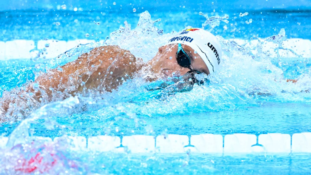 Popovici David in azione.