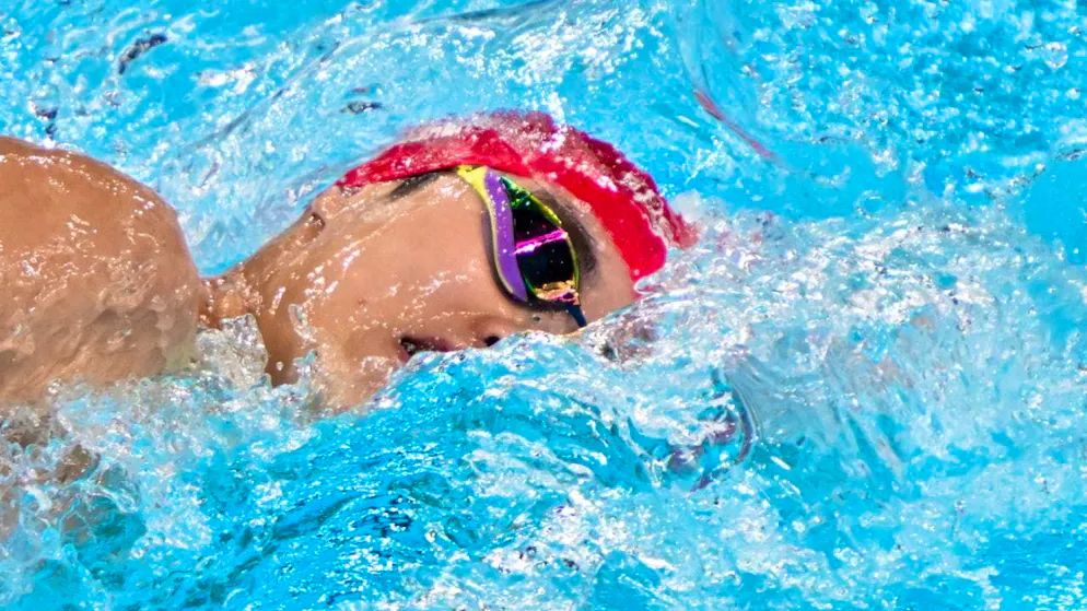 Still in the spotlight: the Chinese swimmers.
