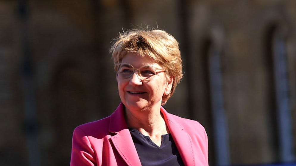 Après l'annonce de la démission de Viola Amherd, le PLR la remercie «pour son engagement au service de la Suisse». (Photo d'archives).