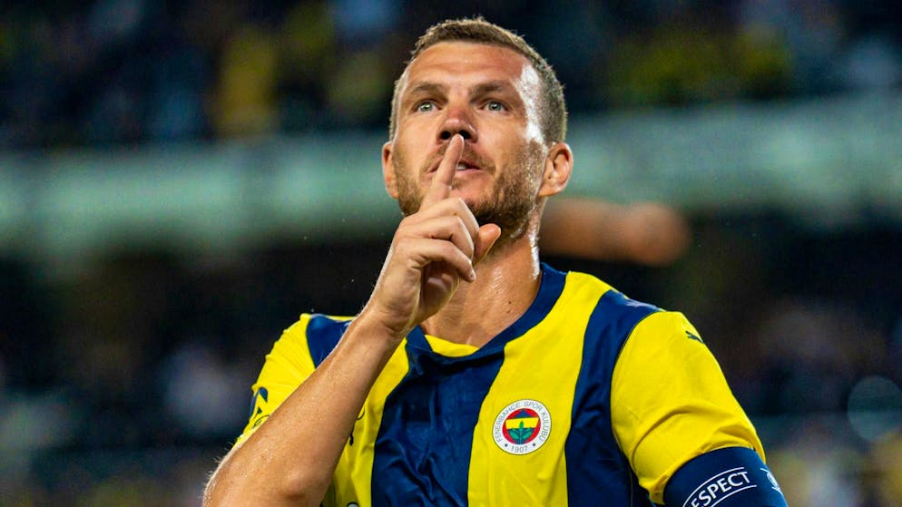 Edin Dzeko has led Fenerbahçe Istanbul into the next round.