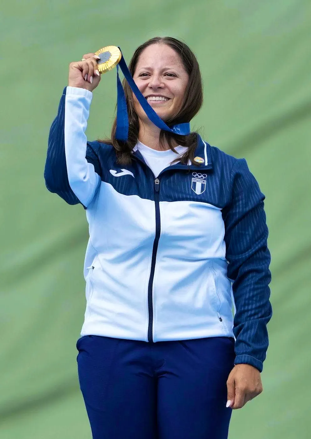Adriana Oliva Ruano wins a historic gold medal for Guatemala.