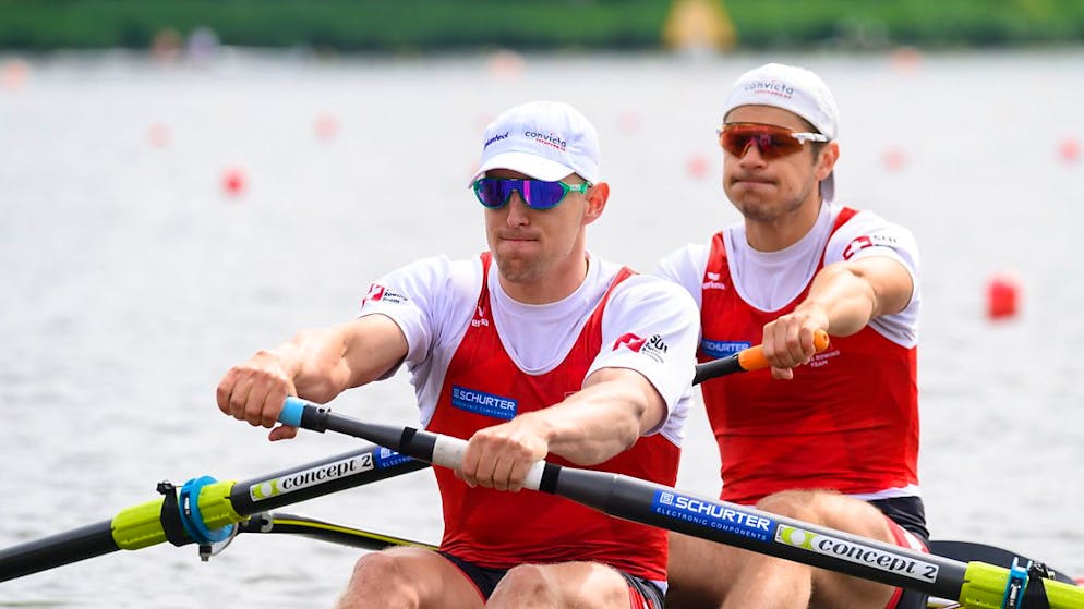 Roman Röösli und Andrin Gulich im Einsatz.