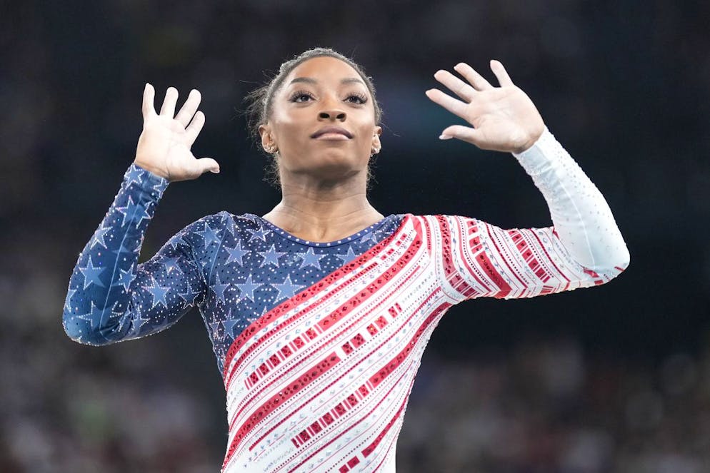 Simone Biles sempre in formissima.