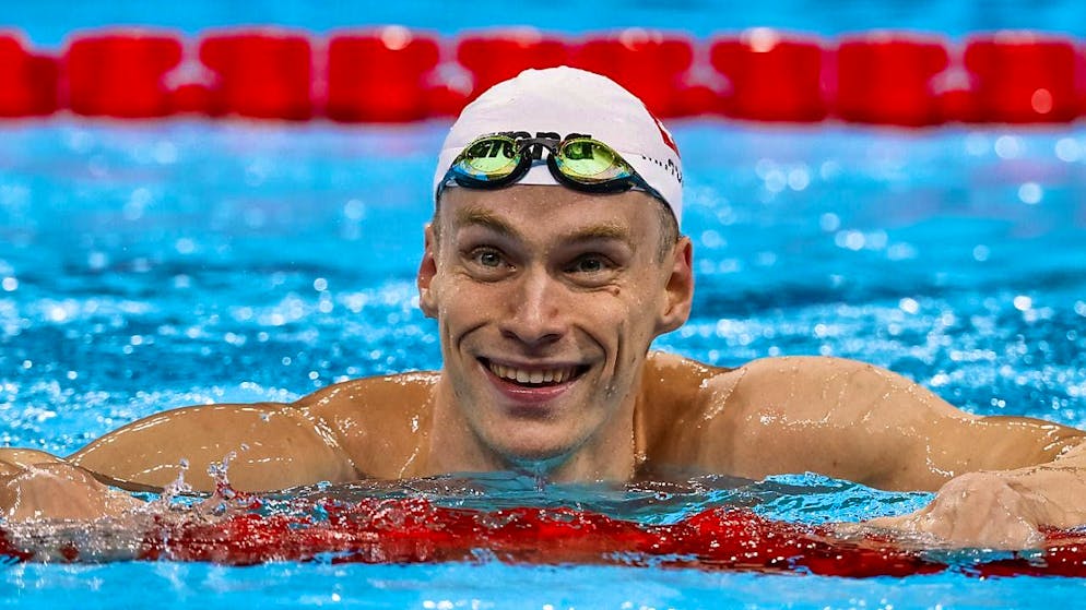 Roman Mityukov wins bronze in the 200 m backstroke at the Summer Games in Paris