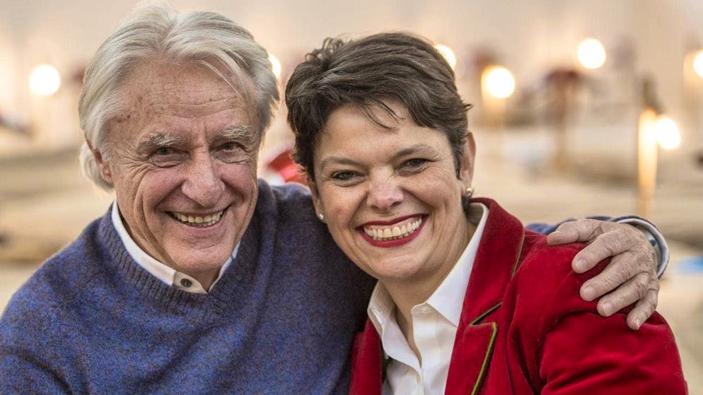 Cabaret artist Emil Steinberger and his wife Niccel have been married for more than 25 years.