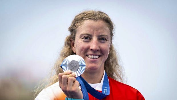 Olympic splinter: Julie Derron marvels at the weight of her silver ...