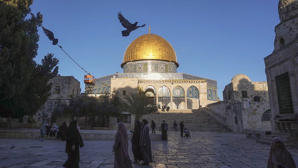 Israel bleibt ein gefährliches Reiseziel. Davor warnt erneut das Aussendepartement EDA in Bern. (Archivbild von der Al-Aksa-Moschee in Jerusalem)