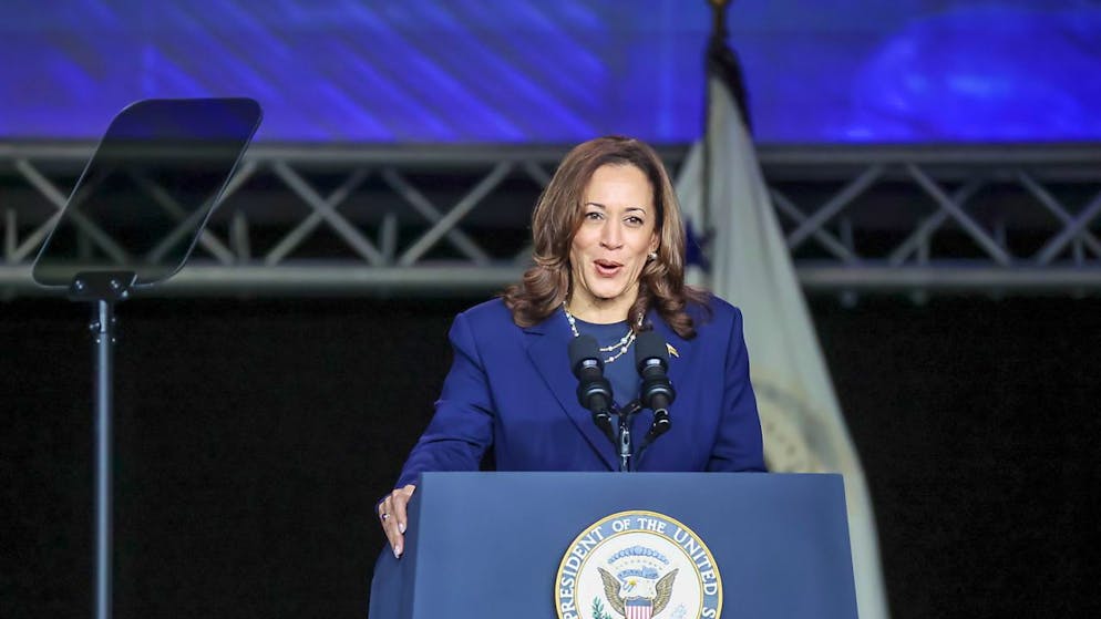 La vicepresidente degli Stati Uniti Kamala Harris
