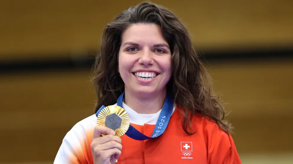 Chiara Leone sorgt für die erste Schweizer Goldmedaille an den Sommerspielen in Paris.