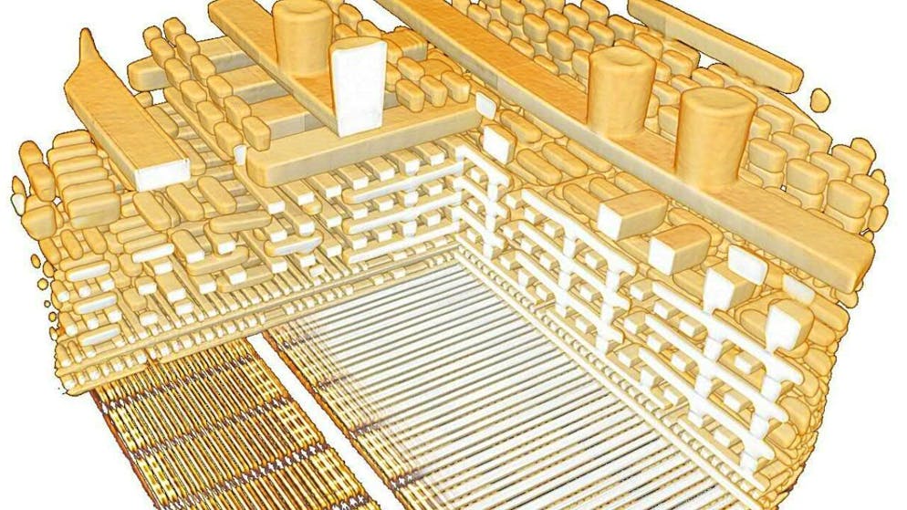 Les chercheurs du PSI ont réussi obtenir une image en 3D d'une puce d'ordinateur grâce à une nouvelle méthode de ptychographie qu'ils ont développée. La résolution est de 4 millionièmes de millimètre, un record.