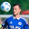 Adrian Gantenbein FC Schalke 04 24.07.2024, Fussball Saison 2024/2025, 2. Bundesliga, Testspiel, FC Schalke 04 - FC Twente 0:0 Marl EVONIK Sportpark Nordrhein Westfalen Deutschland *** Adrian Gantenbein FC Schalke 04 24 07 2024, Football season 2024 2025, 2 Bundesliga, Test match, FC Schalke 04 FC Twente 0 0 Marl EVONIK Sportpark Nordrhein Westfalen Germany Team2