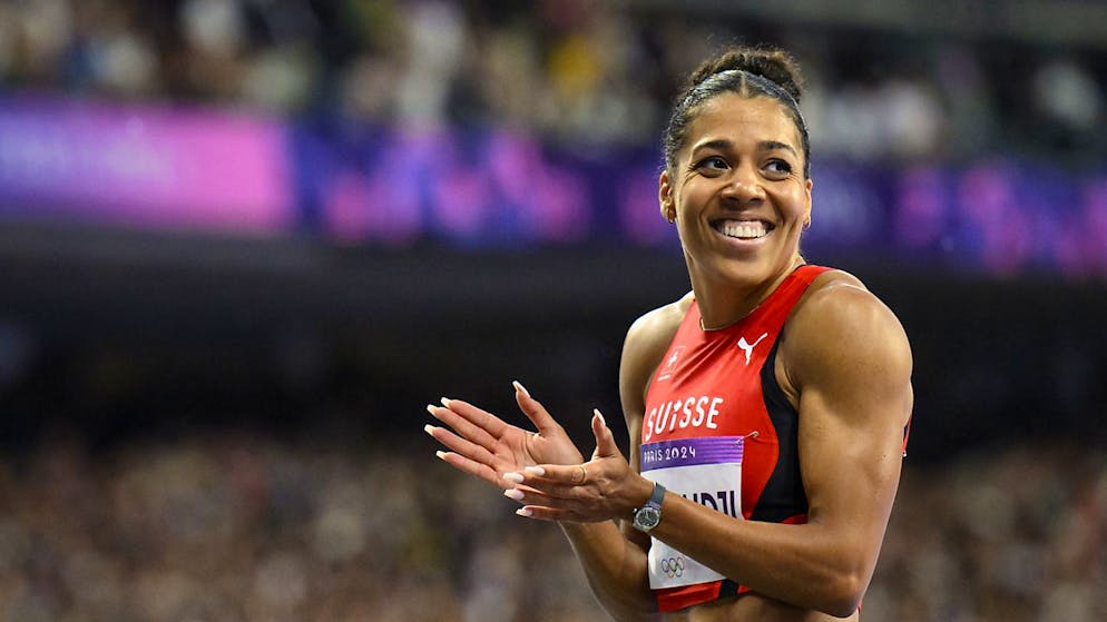 Mujinga Kambundji affichait un large sourire après sa 6e place sur 100m.