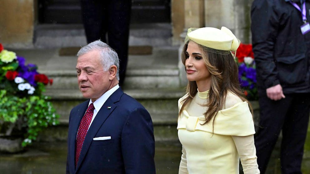 Il re Abdullah II di Giordania e la Regina Rania.