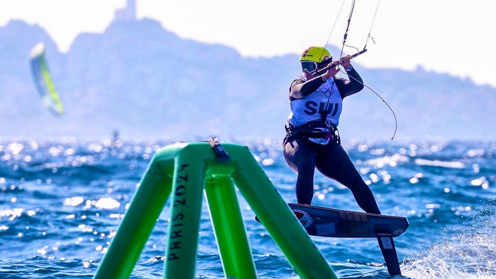Olympic premiere for the kiters - Maud Jayet on course for a medal - Gallery. Elena Lengwiler is the Swiss medal hope in kitesurfing