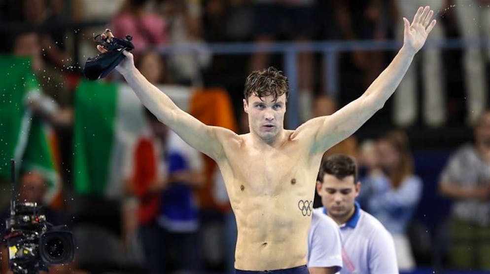 Bobby Finke velocissimo.