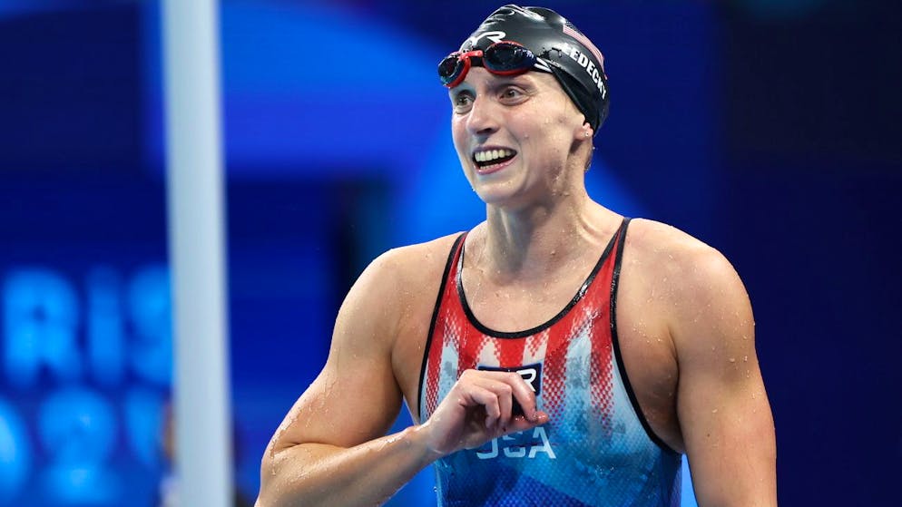 Katie Ledecky, ha conquistato quattro ori a Parigi.