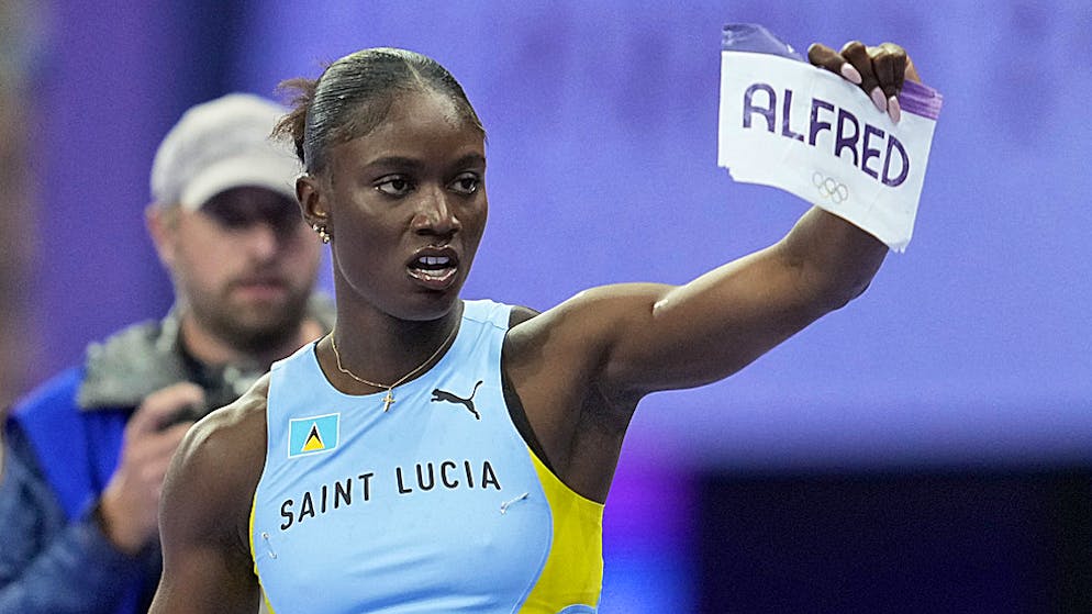 Julien Alfred ist die schnellste Frau der Welt.