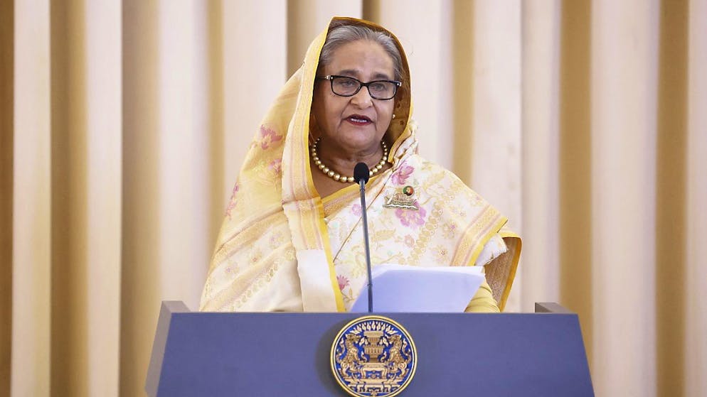 La premier de Bangladesh Sheikh Hasina