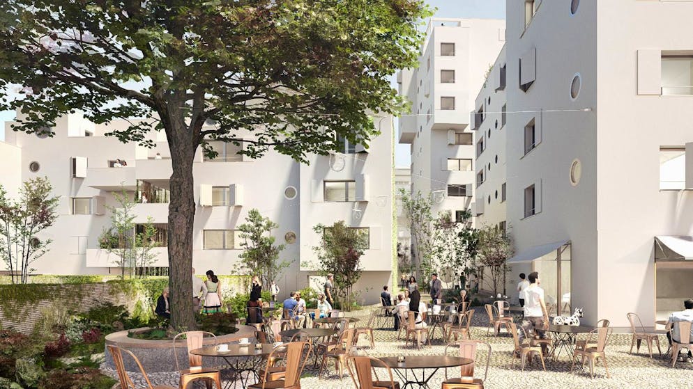 Wohnen in dieser neuen «Herzog & de Meuron»-Siedlung wird nicht günstig.