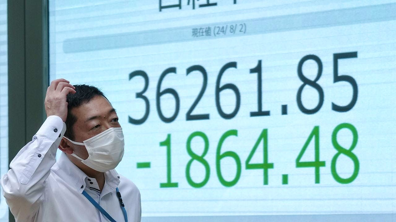 Märkte. Sorge um US-Konjunktur lässt Aktienkurse in Asien einbrechen