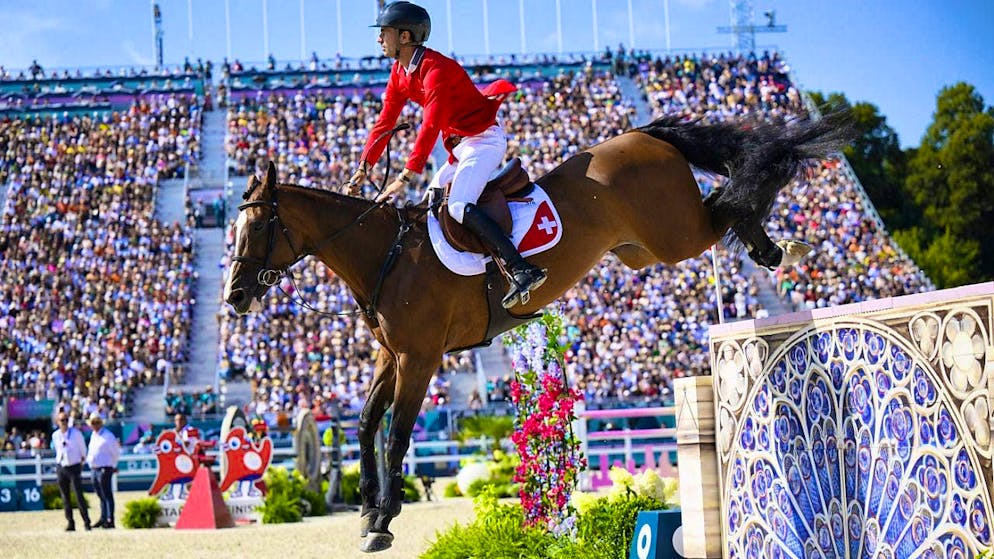 Joy as the driving force for two decades at the top of the world - Gallery. Steve Guerdat on his way to his third Olympic medal.