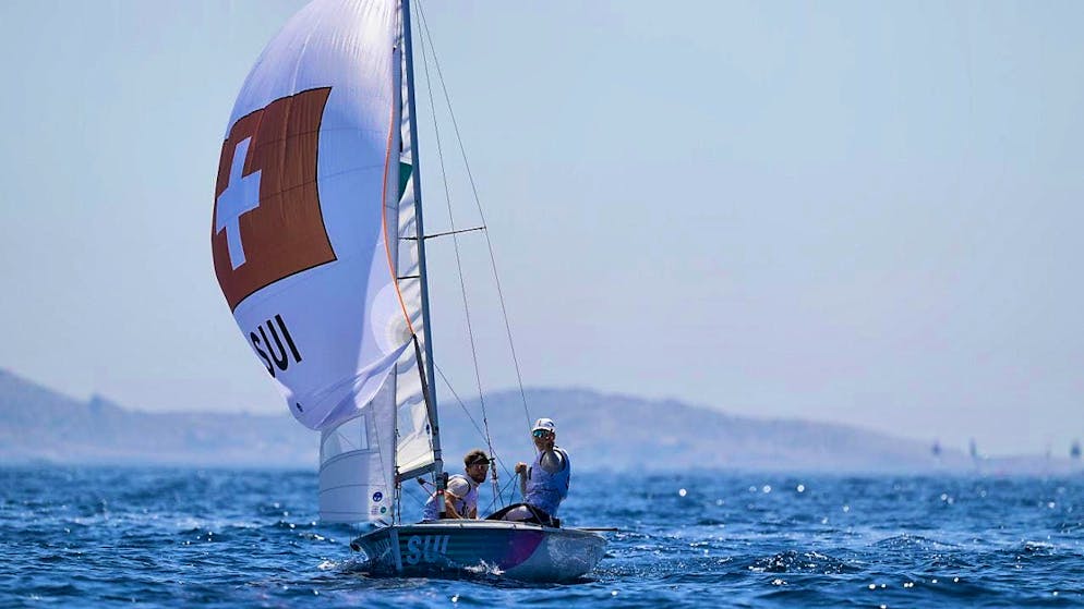 Yves Mermod and Maja Siegenthaler secure a place in the medal race in the 470 mixed