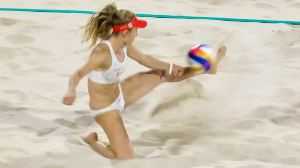 Medaille zum Greifen nah. «Play des Turniers» – Nina Brunner für heroische Fussabwehr gefeiert