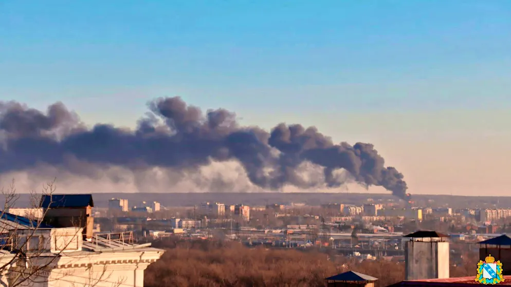 The Russian region of Kursk, located on the border with Ukraine, is repeatedly the target of attacks. (archive picture)