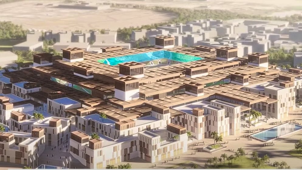 Saudi-Arabien stellt seine 15 extravagante Stadien für die WM 2034 vor. Dschidda Central Development Stadion / 45'794 Zuschauer