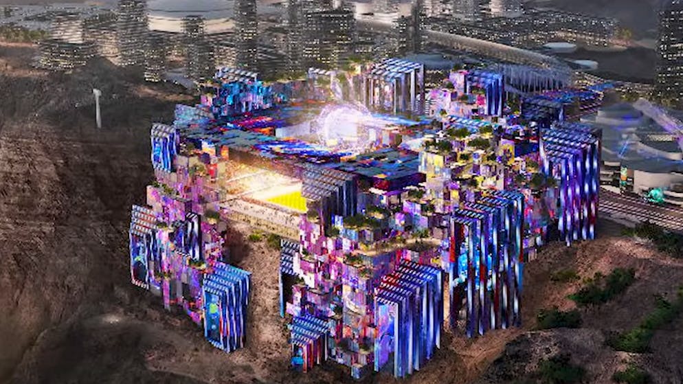 Saudi-Arabien stellt seine 15 extravagante Stadien für die WM 2034 vor. Prince Mohammed bin Salman Stadion / 46'979 Zuschauer 