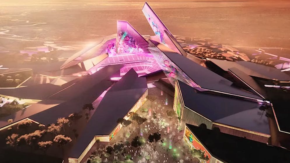 Saudi-Arabien stellt seine 15 extravagante Stadien für die WM 2034 vor. Roshn Stadion / 46'000 Zuschauer