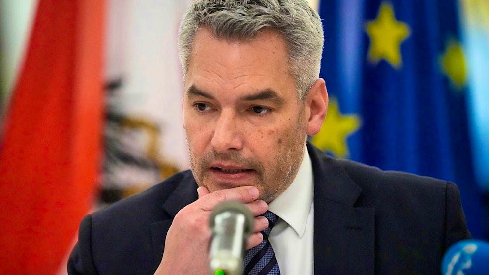 ARCHIVE - Austrian Chancellor Karl Nehammer. Photo: Alexander Zemlianichenko/AP/dpa