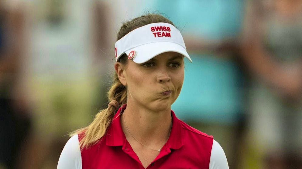 Morgane Métraux still on course for a medal - Gallery. On the other hand, there were also some less happy moments, for example on holes 10 to 13 (with three bogeys)