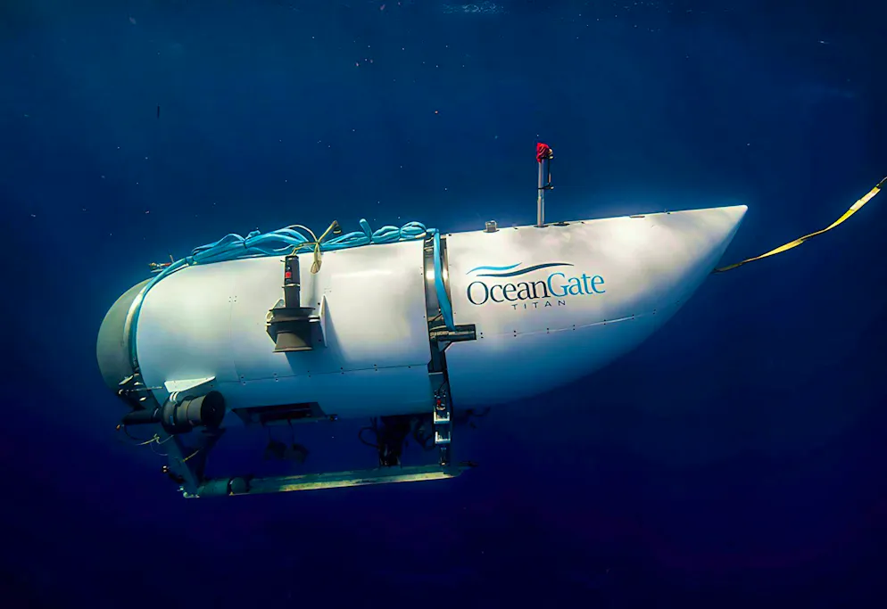 The "Titan" submarine of the company OceanGate Expeditions. Five people died in it.