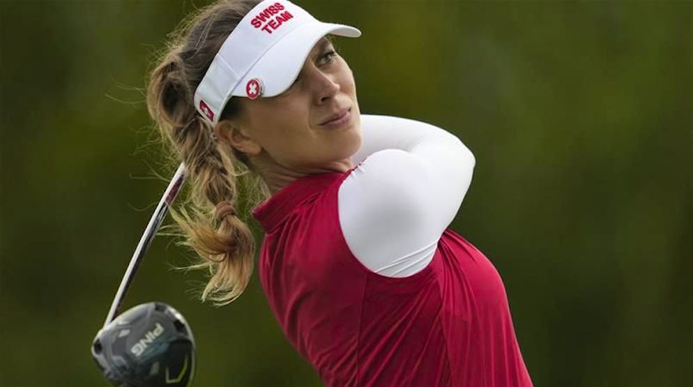 Morgane Métraux è ben messa in vista della gara decisiva di domani.