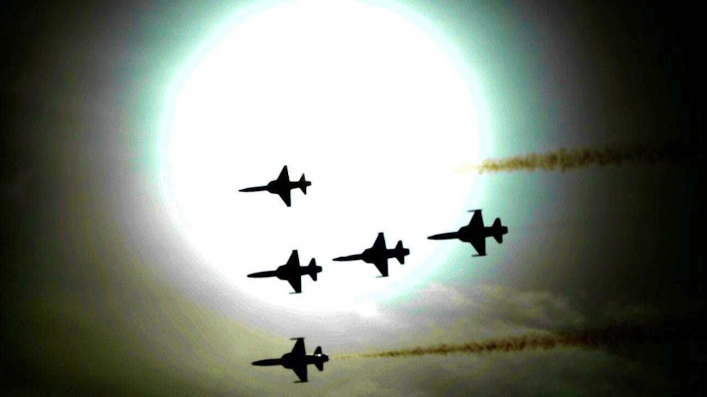 Patrouille Suisse was founded 60 years ago - Gallery. The Department of Defense wants to end F-5 operations by the end of 2027. (archive image)