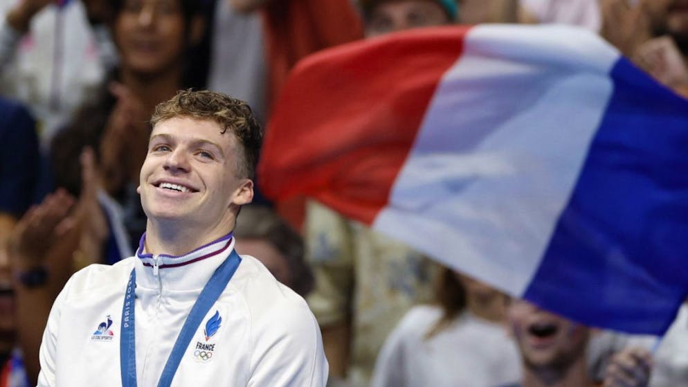 Der Schwimmer Léon Marchand sorgte für vier der insgesamt 16 Goldmedaillen Frankreichs an den Sommerspielen in Paris