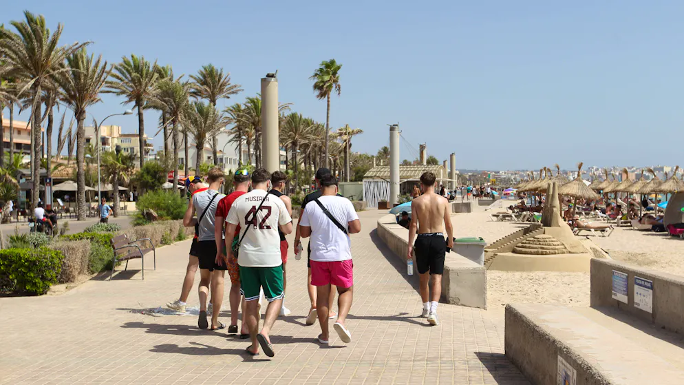Über 40 Grad heiss. Deutsche Touristen verzweifeln an extremer Mallorca-Hitze